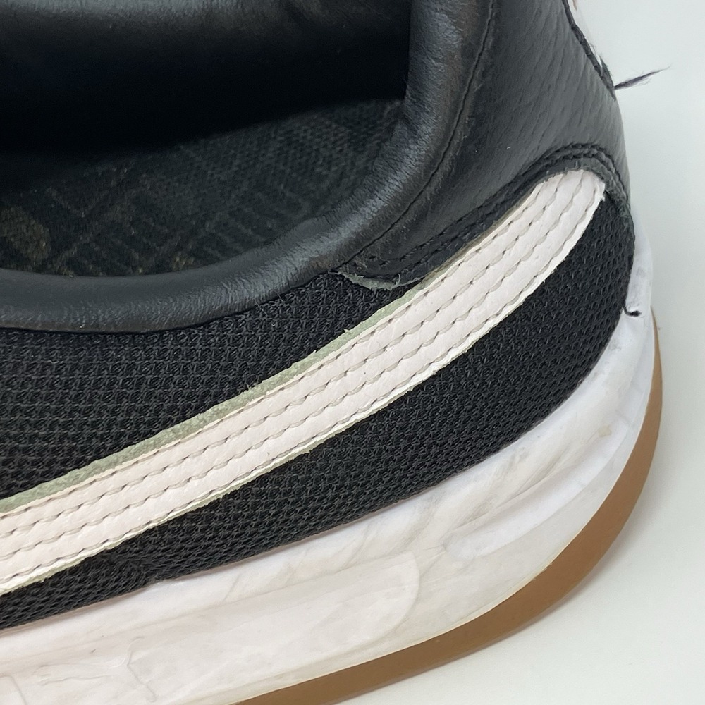 PUMA California Men Size 13 Black Suede Leather White Formstrip Gum Sole - Picture 6 of 16